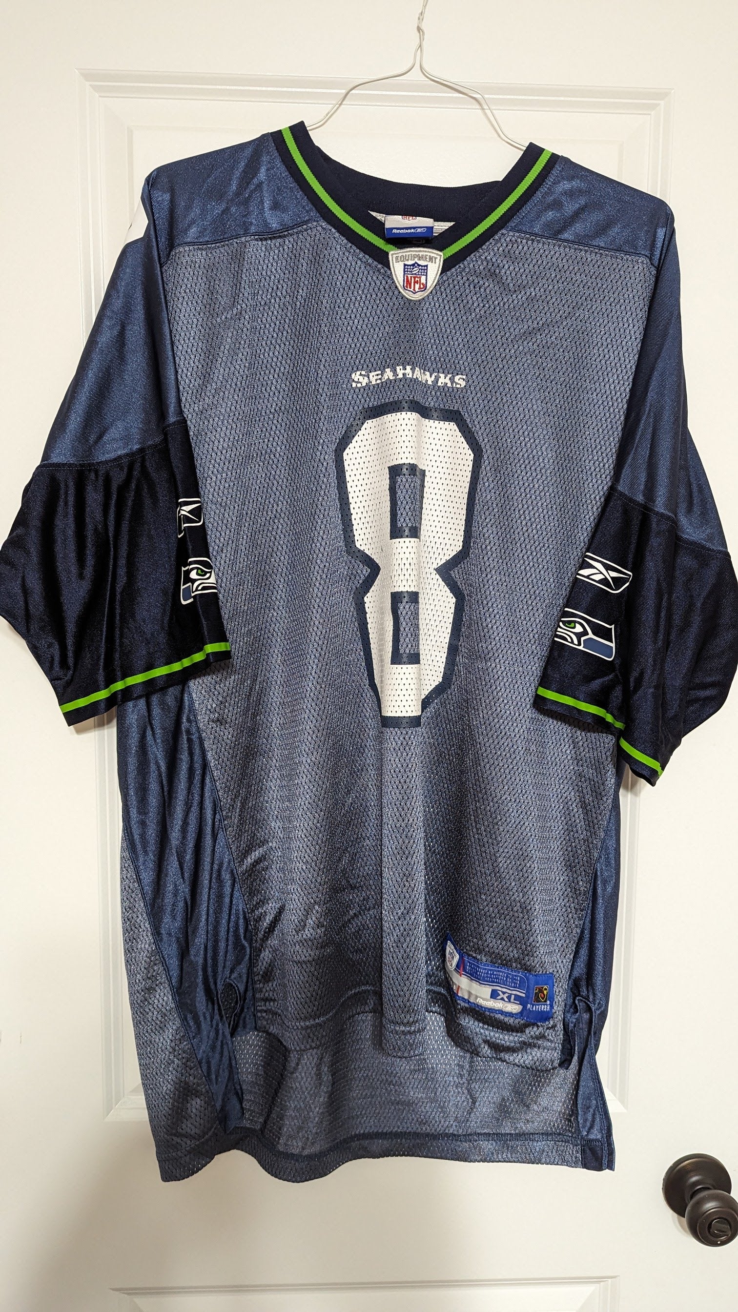 2000s Matt Hasselbeck Seattle Seahawks Reebok Jersey