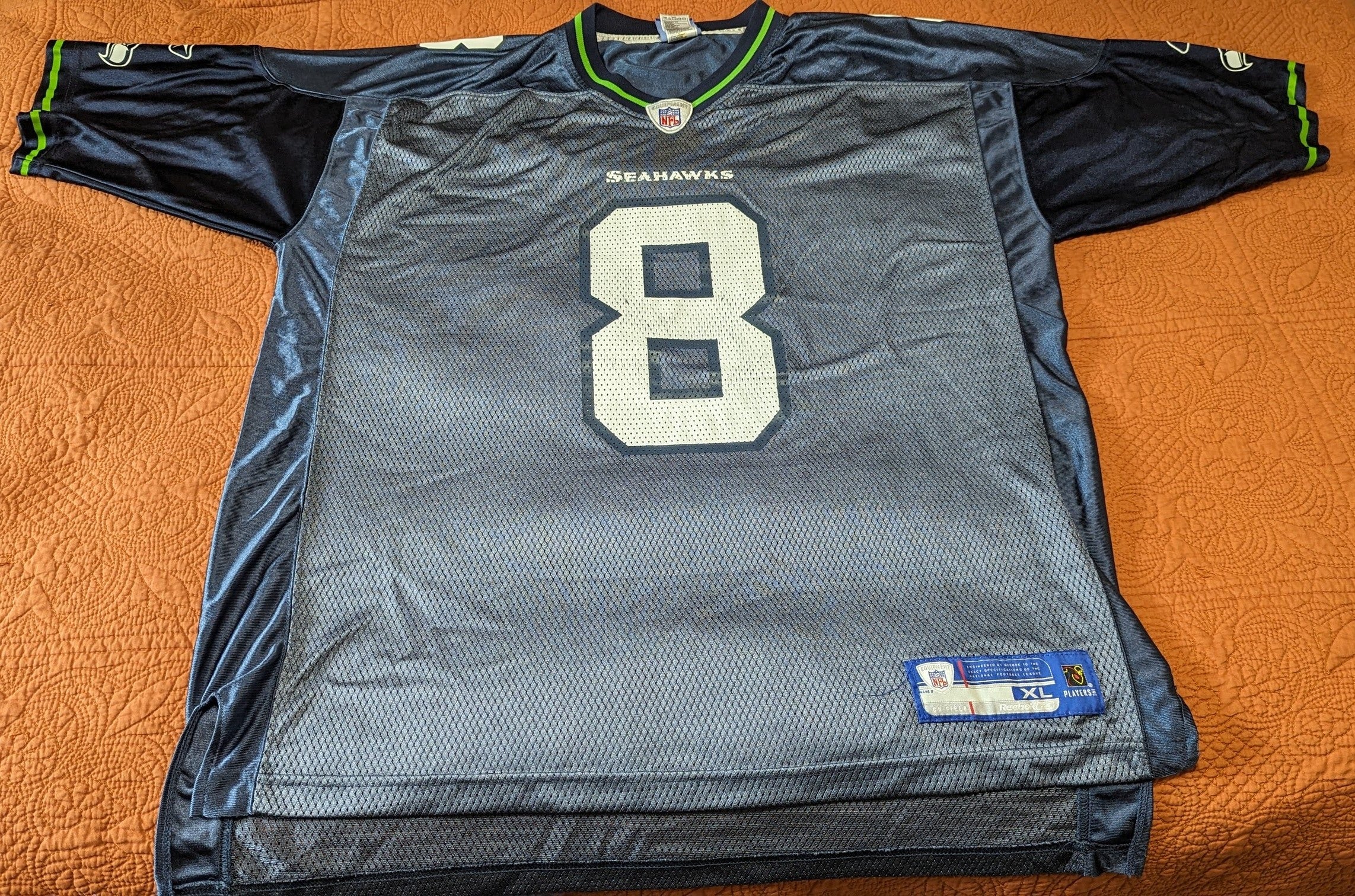 NFL Vintage Reebok Seattle Seahawks Matt Hasselbeck Jersey, Men's