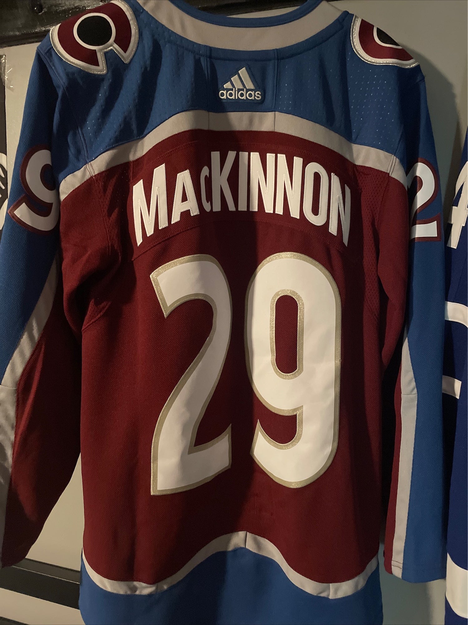 NATHAN MACKINNON COLORADO AVALANCHE THIRD PRO ADIDAS NHL JERSEY