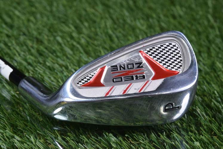 RED ZONE PITCHING WEDGE W/ RED ZONE 3 GRAPHITE SHAFT, FOR 42” - 45” TALL YOUTH