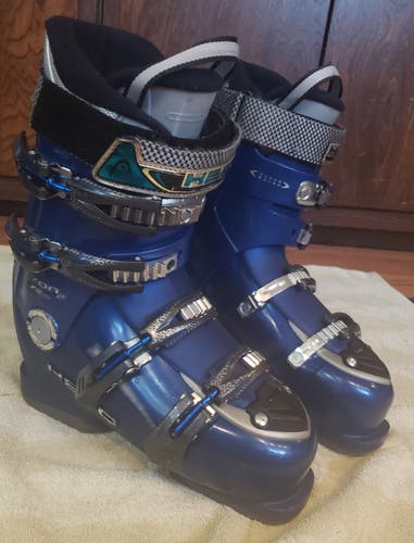 HEAD EZON Ski Boots 25.0 MONDO BLUE *USED* MENS 7/WOMENS SIZE 8 WASHED & CLEAN 289mm