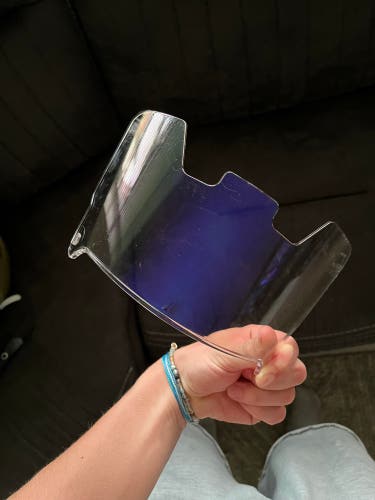 Used tinted football visor