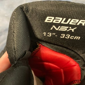Used Bauer 13" NSX Gloves