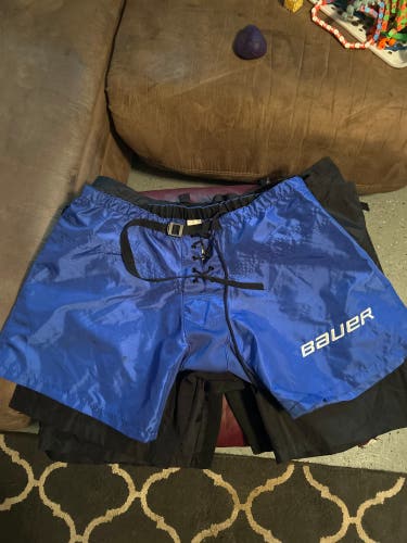 Blue Used Medium Bauer None Pant Shell