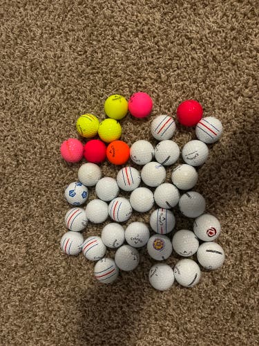 Used Callaway 36 Pack (3 Dozen) Balls Chrome Soft