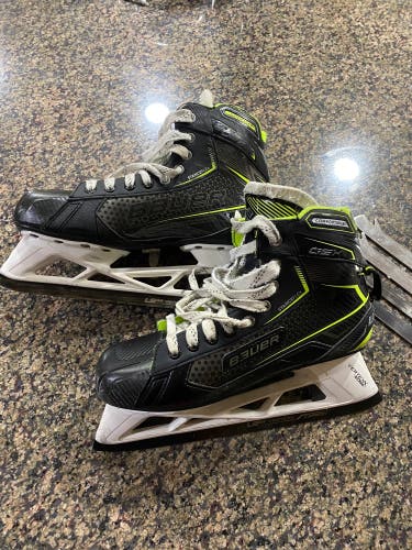 Used Bauer Regular Width Size 10 GSX Hockey Goalie Skates