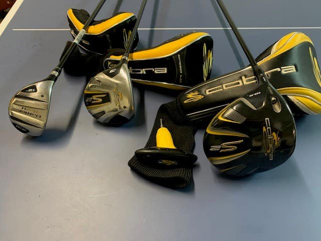 Men's Cobra S2 Driver, 3 Wood, 3H Baffler Lefty Lot