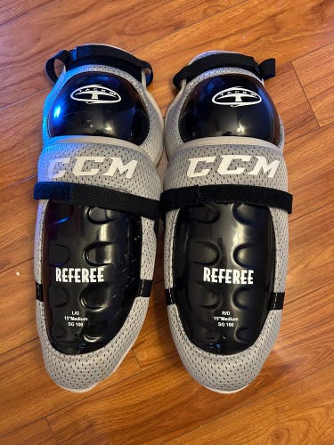 CCM Tacks SG100 Referee Shin Pads - 15” Medium