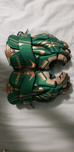 Used Player's Warrior Brass Monkey Lacrosse Gloves 13"