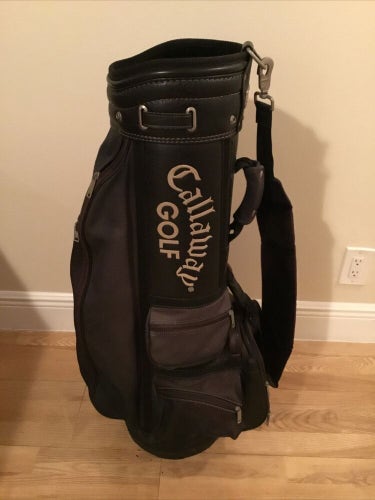 Callaway Hawkeye Cart Golf Bag with 6-way Dividers & Rain Cover