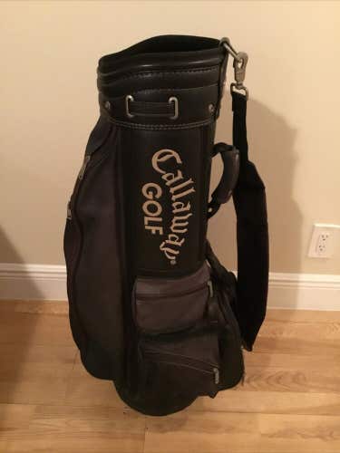 Callaway Hawkeye Cart Golf Bag with 6-way Dividers & Rain Cover