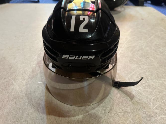 Used Large Bauer  IMS 5.0 Helmet W/ Half Shield
