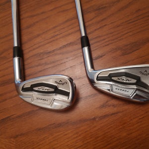 Used Men's Callaway 6 and PW Iron Right Handed Apex pro project X 7.0 precision Steel Shaft