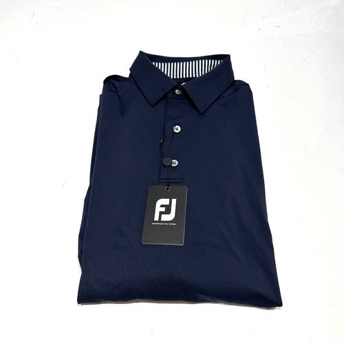 New Footjoy Navy Blue Polo - XL