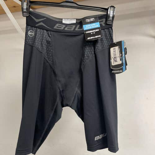 BRAND NEW MEN’S $39.99 Size XS BAUER PREMIUM BASE LAYER ICE HOCKEY SHORTS PANTS