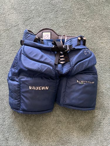 Blue Junior Medium Vaughn Ventus SLR Pro Hockey Goalie Pants