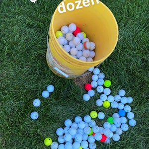 Assorted Quality Golf Balls 12 Pack (1 Dozen)