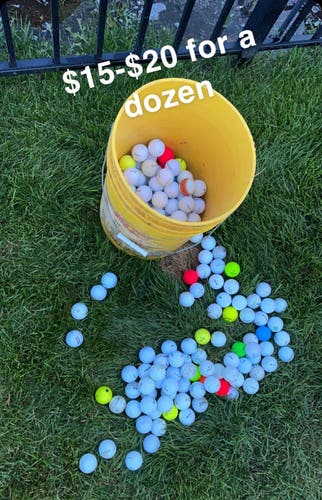 Assorted Quality Golf Balls 12 Pack (1 Dozen)
