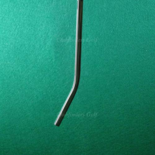 NEW Stepped Chrome Single 2.75" Bend .370 Tip 38" Steel Putter Shaft