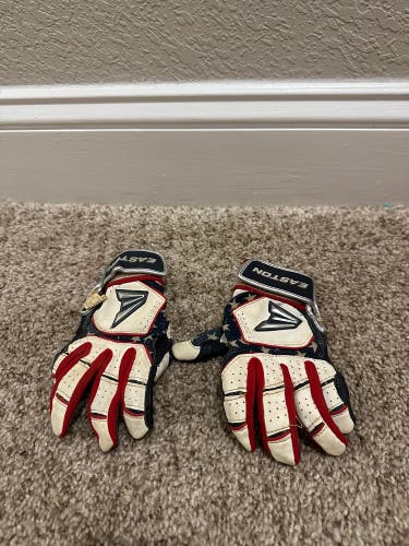 Used Easton American Flag Youth Small Batting Gloves