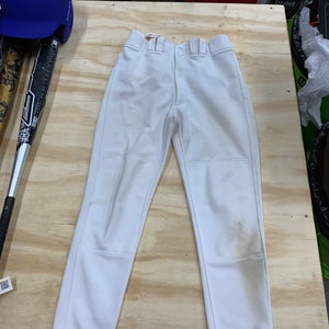 White Adult Men's Used Medium Mizuno Game Pants