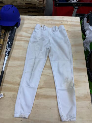 White Adult Men's Used Medium Mizuno Game Pants