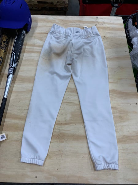 White Adult Men's Used Medium Mizuno Game Pants