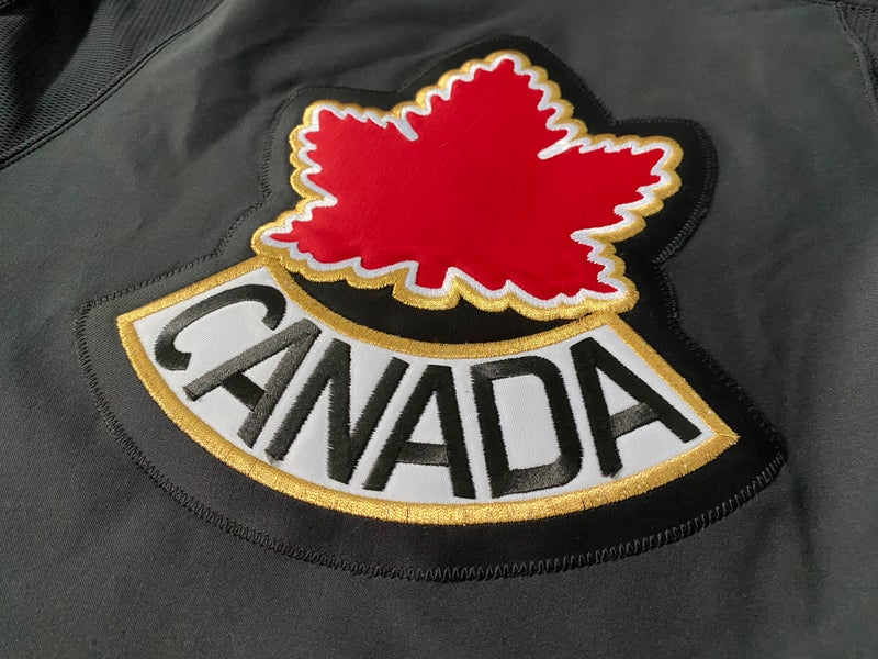 Team Canada Black Authentic Nike Swift Jersey Sz 60