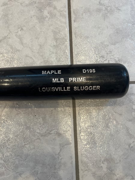 Louisville Slugger MLB Prime Ash D195 Wood Baseball Bat Black