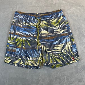 Tommy Bahama Relax Board Shorts Mens Large Floral Nylon Mesh-Lined Swim Trunks