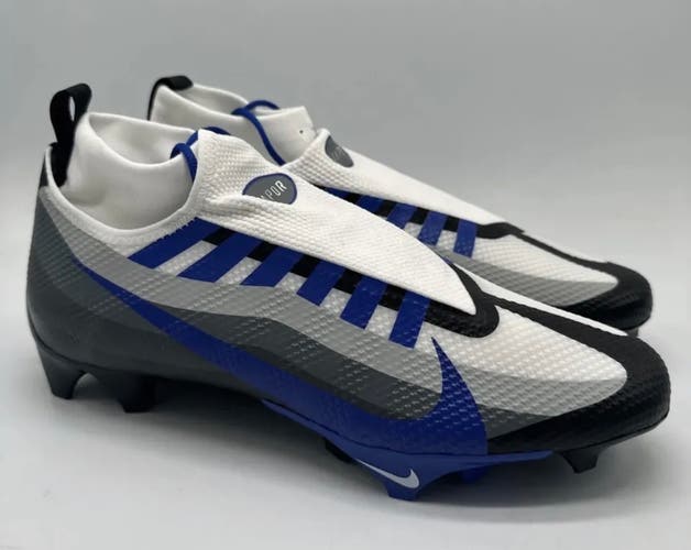 Nike Vapor Edge Pro 360 Royal Blue Blk Football Cleats DV0778-003 Mens Size 9.5