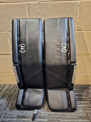 Used 28" Warrior Ritual G5 Goalie Leg Pads