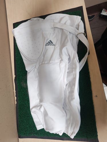 Adidas Integrated Football Pant Size Youth Large White YL