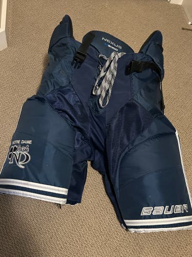 Notre Dame Large Bauer Nexus N9000 Hockey Pants Pro Stock