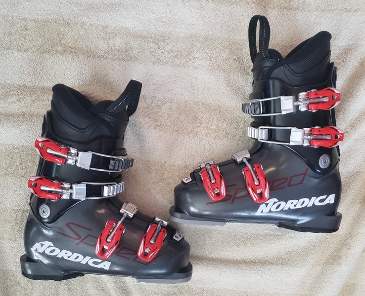 NORDICA SPEED MACHINE SPORT J4 Ski Boots 21/21.5 YOUTH 3- 3.5