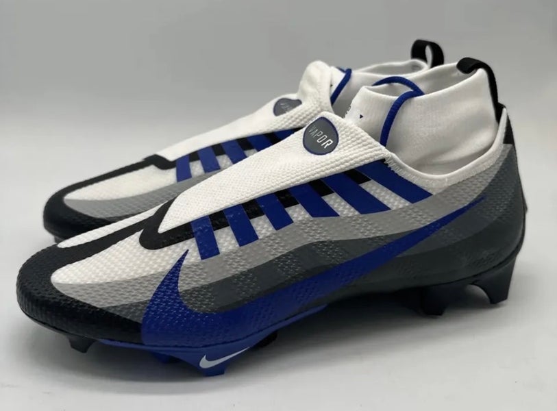 Nike Vapor Edge Pro 360 Royal Blue Blk Football Cleats DV0778-003 Mens Size 12.5