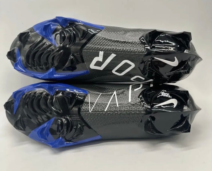 Nike Vapor Edge Pro 360 Royal Blue Blk Football Cleats DV0778-003 Mens Size 12.5