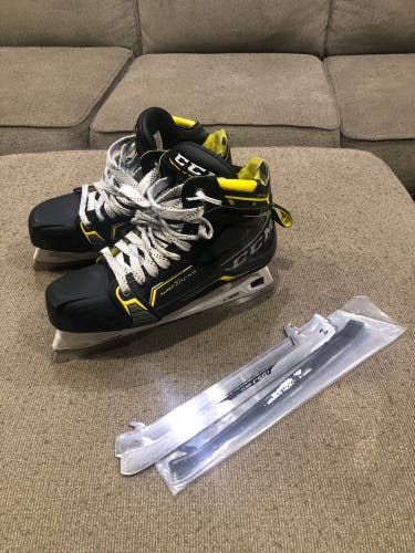 Hockey Goalie Skates CCM AS3 Pro 9.5 - extra steel
