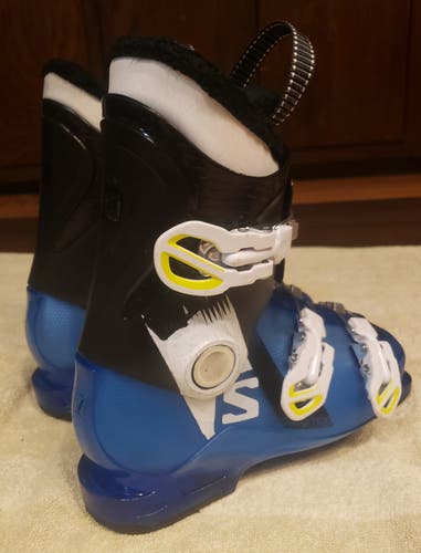JUNIOR 24/24.5 Salomon T3 Ski Boots BLUE (YOUTH 6-6.5) *USED* WASHED & CLEAN 285mm