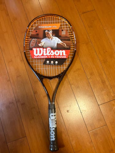 Wilson Roger Federer Titanium XL Tennis Racquet NEW