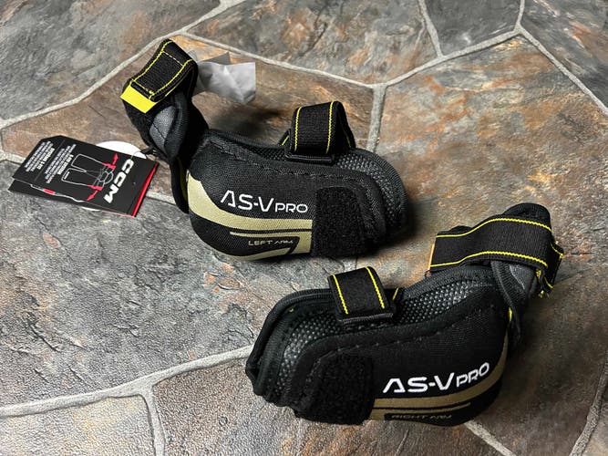 New Youth Large CCM Tacks AS-V Pro Elbow Pads