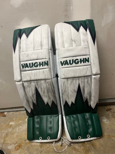 Used 34" Vaughn Velocity V9 Goalie Leg Pads