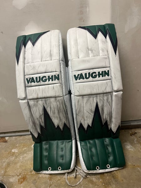 Used 34" Vaughn Velocity V9 Goalie Leg Pads