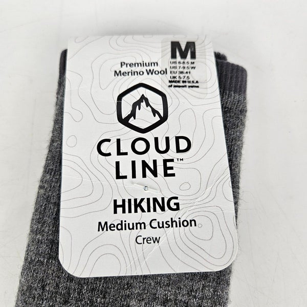 Men's Merino Wool Medium Cushion Hiking Sock – Cloudline Apparel