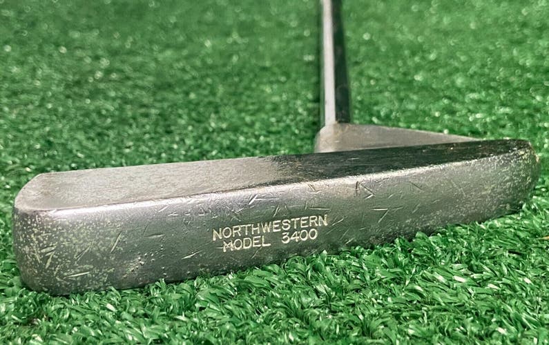 Northwestern Model 3400 Putter RH Steel 35" Good Vintage Grip