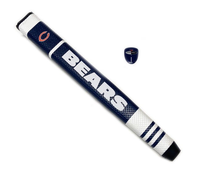 NEW Team Golf Chicago Bears Navy/White Jumbo Putter Grip w/Ball