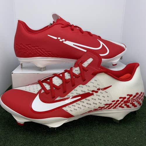 Red New Men's Size 11.5 Nike Vapor UltraFly Elite 4 Low Top Metal Baseball Cleats