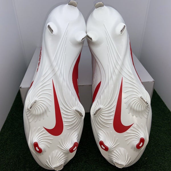 Nike React Vapor Ultrafly Elite 3 Baseball Cleats Red/White Mens 11.5  DC9907-600