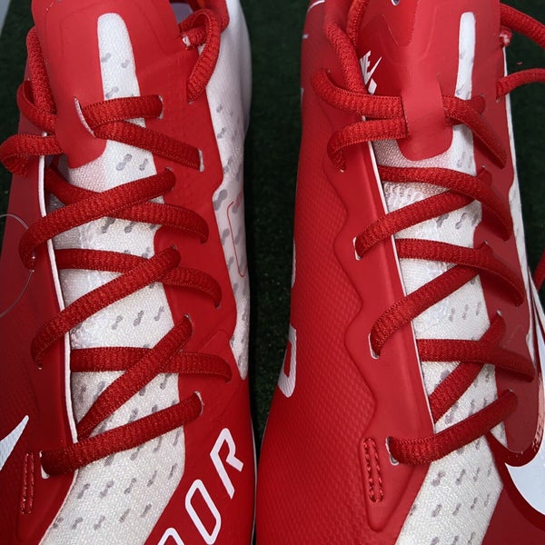 Nike React Vapor Ultrafly Elite 3 Baseball Cleats Red/White Mens 11.5  DC9907-600
