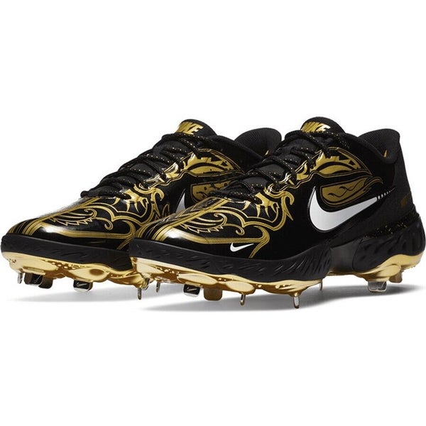 Nike Alpha Huarache Elite 2 Mid Metal Premium By You Baseball Cleat